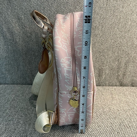 Betsey Johnson Pink and Gold Glam Backpack main image 4